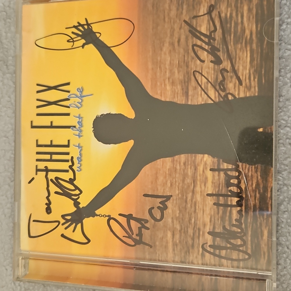 Want That Life by The Fixx (CD, Sep-2003,)   Autographed by All mem